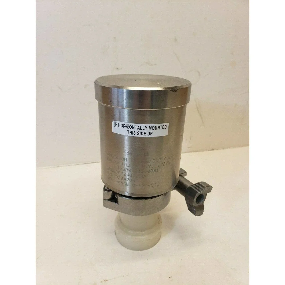 Anderson Negele Pressure Sensor Transmitter sr069G004G1100 Range 0-60 PSIG